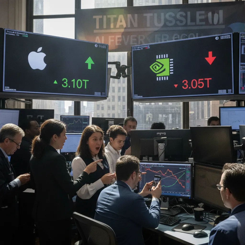 The Titan Tussle: Apple Closes the Gap as AI Fever Cools